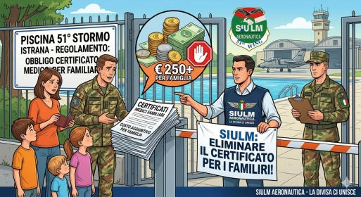 Piscina Istrana, SIULM: eliminare il certificato