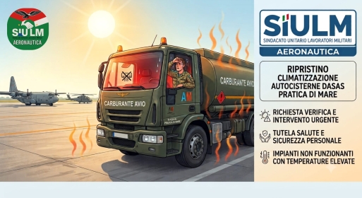 Pratica di Mare, SIULM Aeronautica: climatizzare le autocisterne