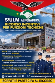 INCENTIVI PER FUNZIONI TECNICHE: IL SIULM AVVIA L'AZIONE LEGALE PER IL RECUPERO DEGLI ARRETRATI